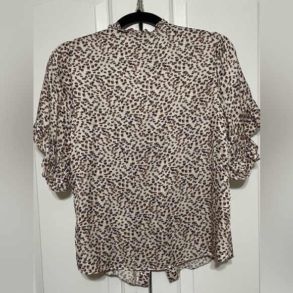 HALE BOB  Leopard Print Blouse Size XS / Oversized style - Picture 2 of 3